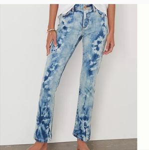 Pilcro Tie dye slim boyfriend Jean